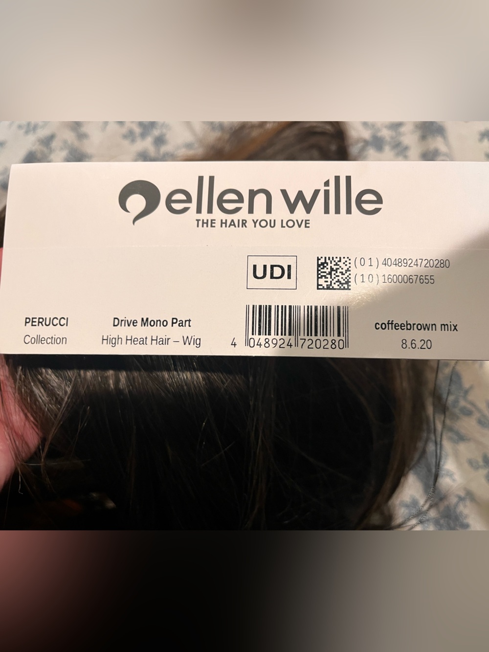 Ellen Wille Drive Mono Part Wig - Coffee Brown Mix